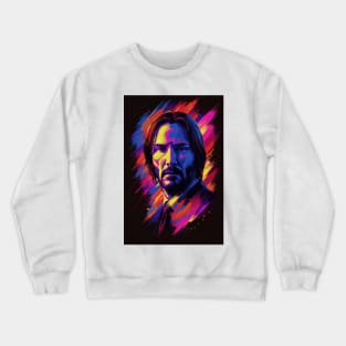 John Wick 4 Colorful Art Crewneck Sweatshirt